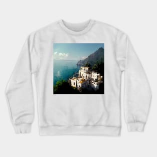 Golden sun on the Amalfi Coast II Crewneck Sweatshirt